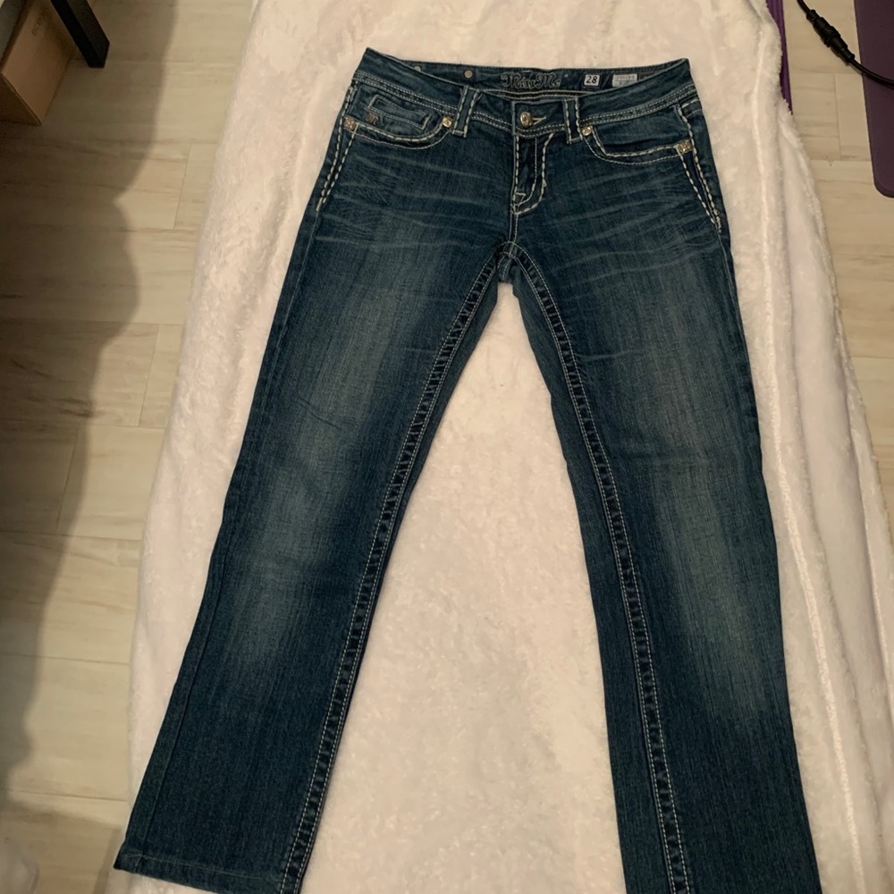 Miss me butterfly wings jeans